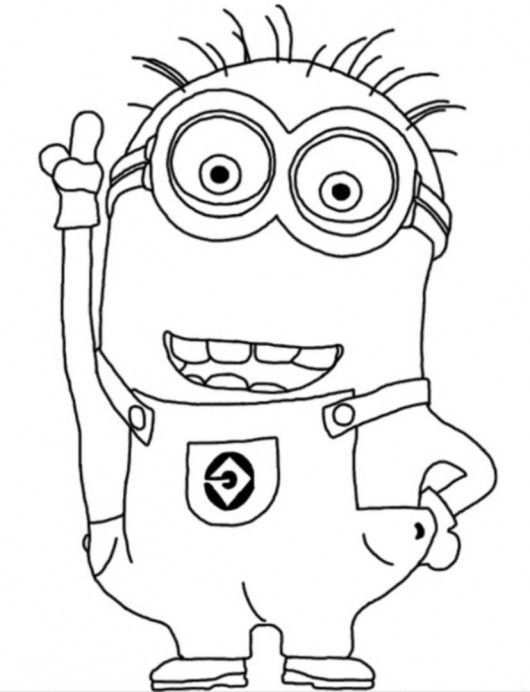 Minions Ausmalbilder 4 Desenho Dos Minions Molde Dos Minions Desenhos Para Colorir