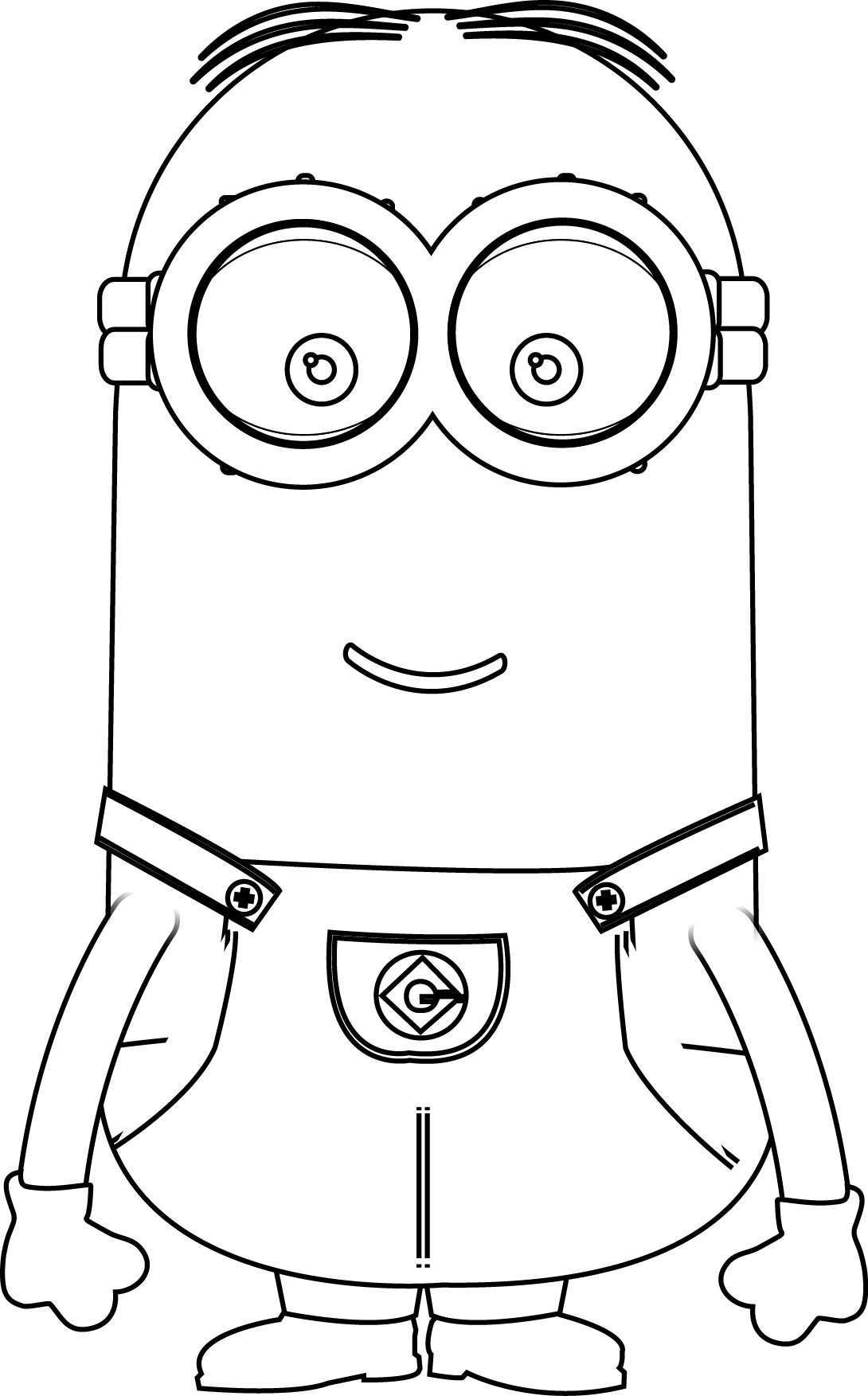 Minions Kevin Perfect Coloring Page Minion Coloring Pages Minions Coloring Pages Mini
