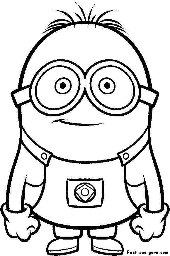 Printable Despicable Me Minions Printable Coloring Pages Minion Coloring Pages Minion