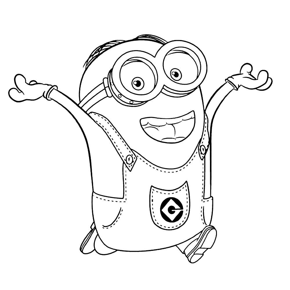 Maak Je Eigen Persoonlijke Kleurplaat Leuk Voor Kids Minion Coloring Pages Minions Co