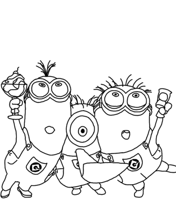 Despicable Me Coloring Pages Minions For Kids Kleurplaten Minions Kleurboek