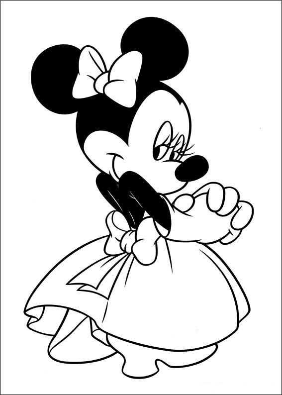 Minnie Mouse Coloring Pages 43 Minnie Mouse Coloring Pages Mickey Mouse Coloring Page