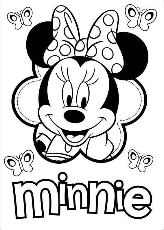 Minnie Mouse Coloring Pages 47 Minnie Mouse Coloring Pages Disney Coloring Pages Minn