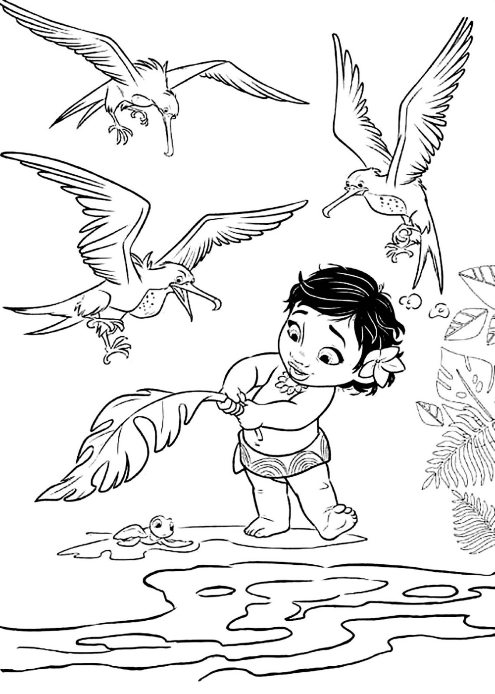 61 Coloring Sheet Moana Disney Coloring Pages In 2020