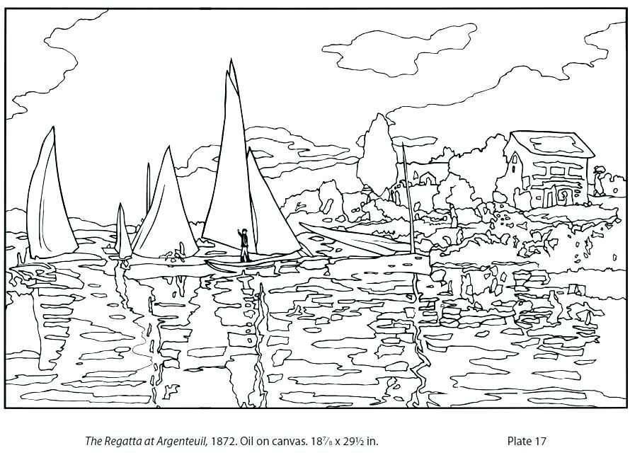 Claude Monet Coloring Pages Coloring Pages Coloring Page From Printable Coloring Shee