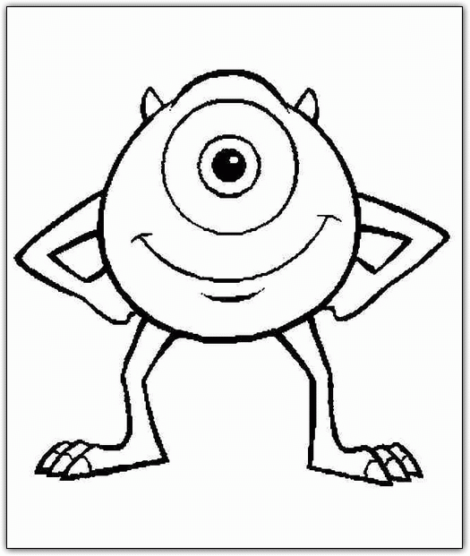 Monsters Inc Coloring Pages Monster Coloring Pages Cartoon Coloring Pages Coloring Bo