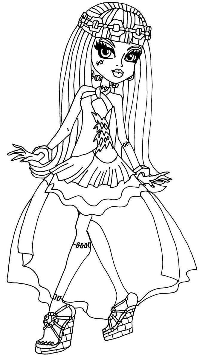 Frankie 13 Wishes By Elfkena On Deviantart A Coloring Page Of Frankie In Her 13 Wis M