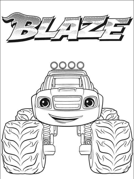 Blaze Monster Truck Coloring Pages Top 31 Blaze And The Monster Machines Coloring Pag