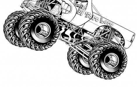 Free Printable Monster Truck Coloring Pages Monster Truck Kleurplaten Kleuren