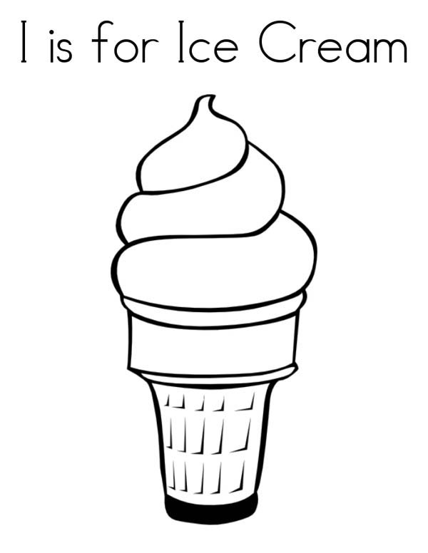 Delicious Ice Cream Coloring Page Coloring Sky Ice Cream Coloring Pages Ice Cream Con