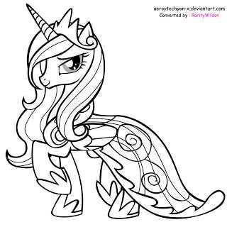 My Little Pony Coloring Pages Friendship Is Magic Malarbok Pony Enhorning