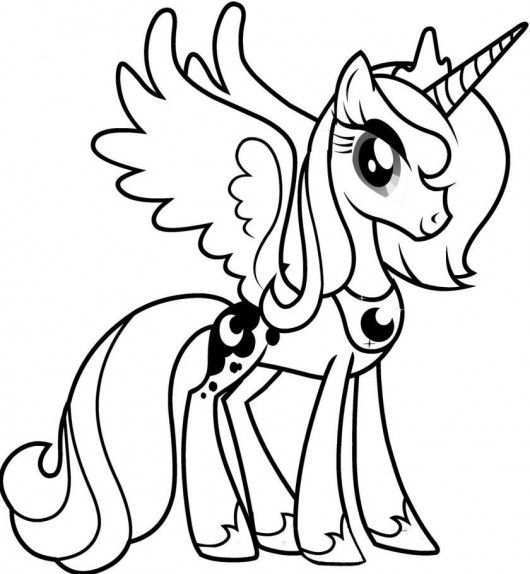 Princess Luna My Little Pony Coloring Pages Unicorn Coloring Pages My Little Pony Col