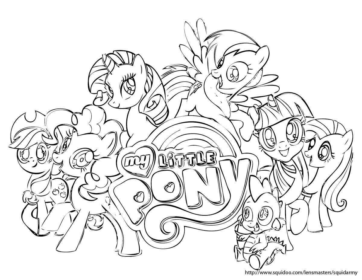 My Little Pony Coloring Pages Friendship Is Magic My Little Pony Coloring My Little P