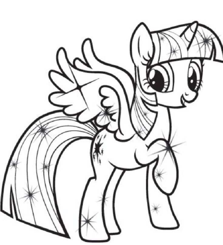 My Little Pony Coloring Pages Princess Twilight Sparkle Coloring Pages Pony Princess Sparkle T My Little Pony Coloring Horse Coloring Pages Twilight Pony
