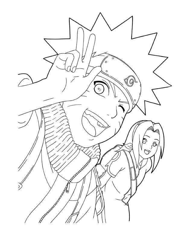 Printable Naruto Coloring Pages Kids Free Coloring Pages For Kids Coloriage Naruto De