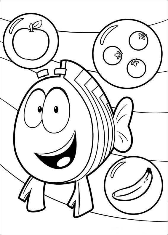 Kids N Fun Coloring Page Bubble Guppies Bubble Guppies Bubble Guppies Coloring Pages