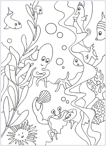 Cute Coloring Sheets For Some Holidays Too Ocean Coloring Pages Animal Coloring Pages
