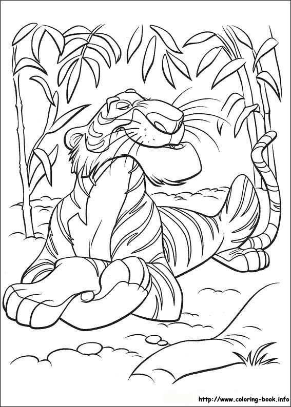 Jungle Book Coloring Pages Kleurplaten Kleuren Oerwoud