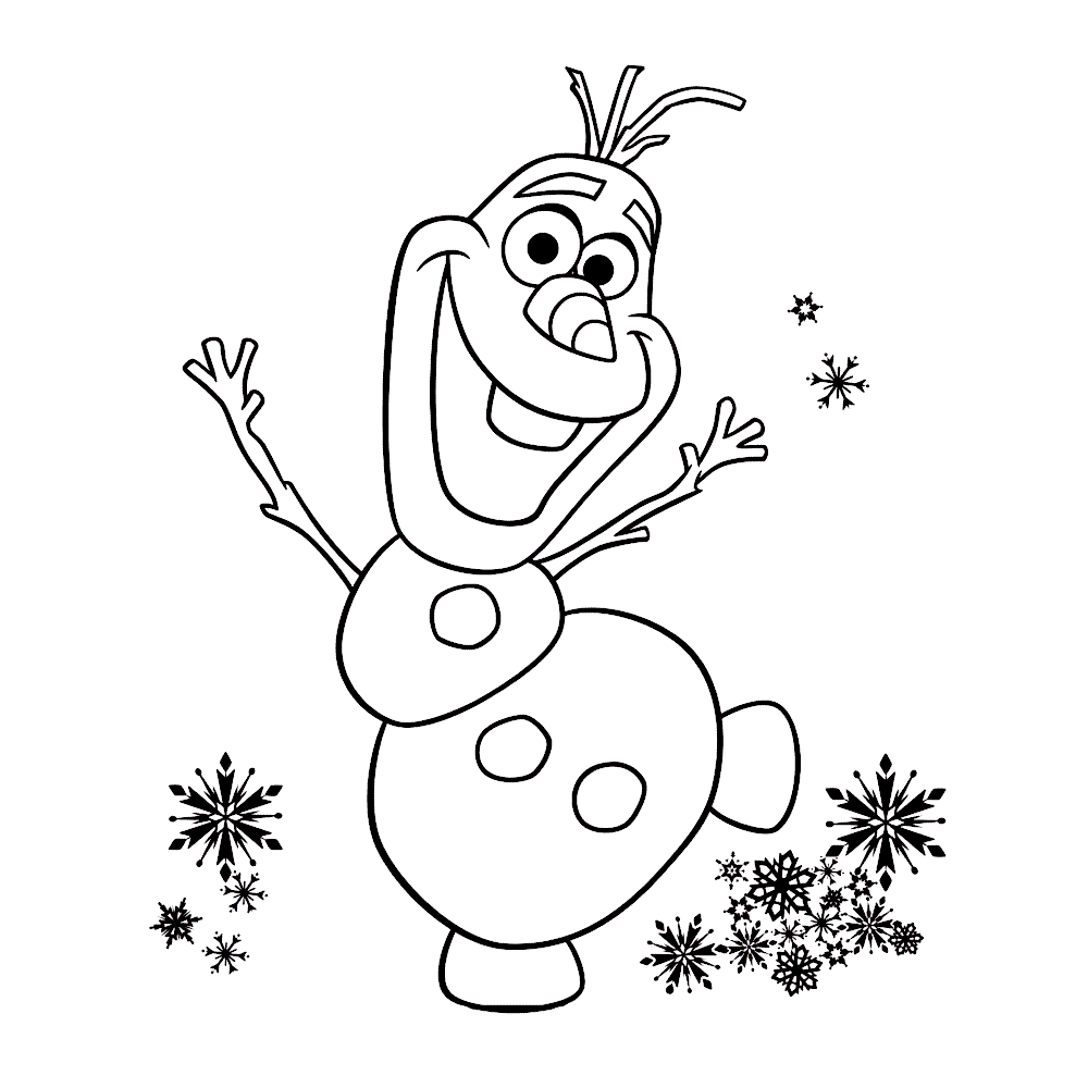Leuk Voor Kids Frozen Fever 0001 Frozen Coloring Pages Frozen Coloring Snowman Colori