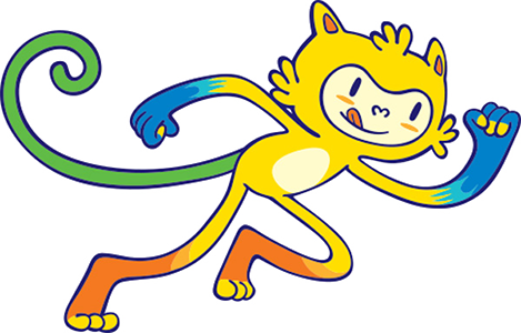 Kleurplaat Olympische Spelen 2016 Mascotte Tom Olympische Spelen Spel Toms