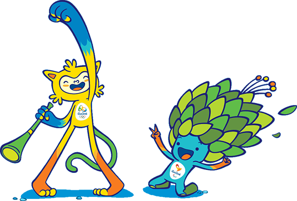 Kleurplaat Olympische Spelen Rio 2016 Mascotte Vinicius En Tom Olympische Spelen Olym