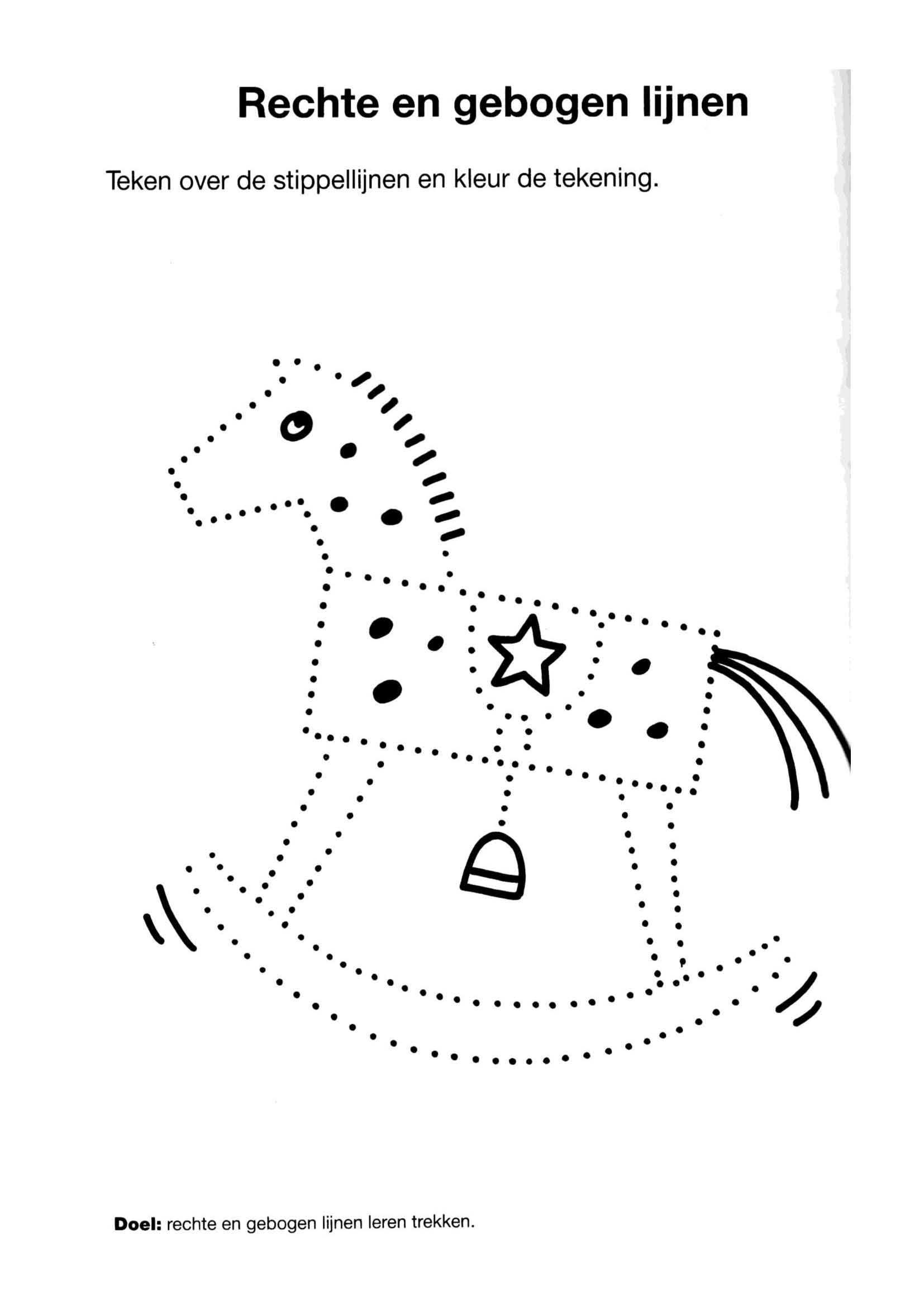 Schommelpaard Overtrekken Simple Car Drawing Teaching Kindergarten Pre Writing