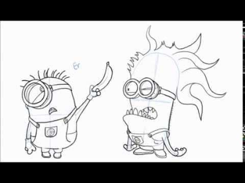 How To Draw Stuart The Minion And Evil Minion Minions Natuur