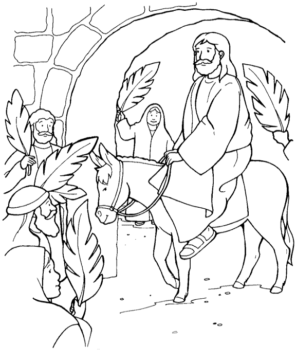Pin By Marloes Oude Nijeweme On Uskonto Sunday School Coloring Pages Palm Sunday Craf