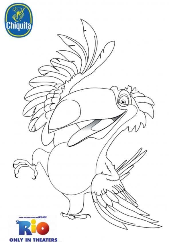 Rio Coloring Page Rafael Paginas Para Colorir