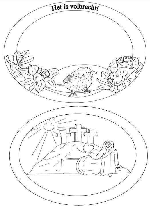 Het Is Volbracht Bijbelknutselwerk Knutselen Pasen Christelijke Knutsels
