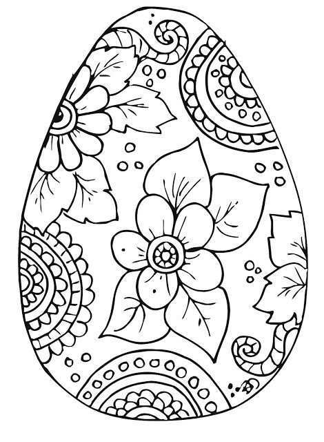 B D Designs Free Coloring Page Easter Kleurplaat Pasen Gratis Kleurplaten Paasei Doe