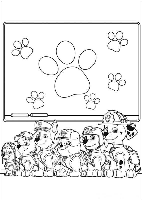 Kids N Fun Kleurplaat Paw Control Paw Control Kleurplaten Kinderkleurplaten Gratis Kl