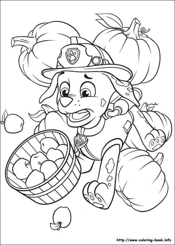 Marshall Fall Paw Patrol Coloring Pages Fall Coloring Pages Paw Patrol Coloring