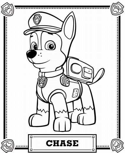 Chase Is On The Case Activity Pack Paw Patrol Coloring Paw Patrol Coloring Pages Chas