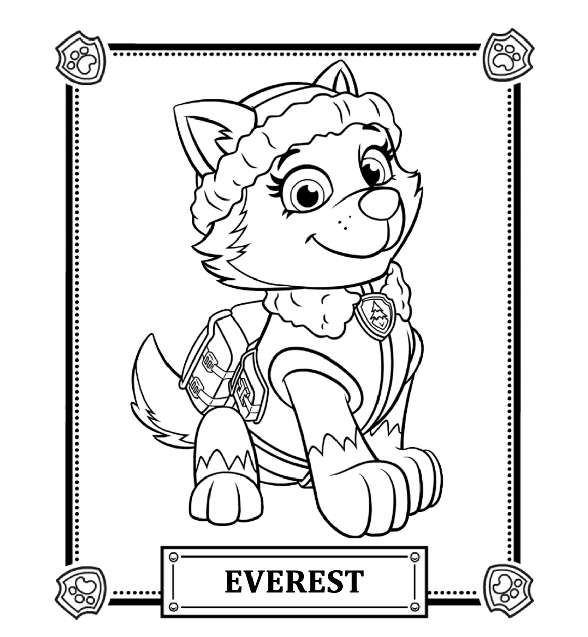 Paw Patrol Coloring Pages Best Coloring Pages For Kids Paw Patrol Coloring Paw Patrol