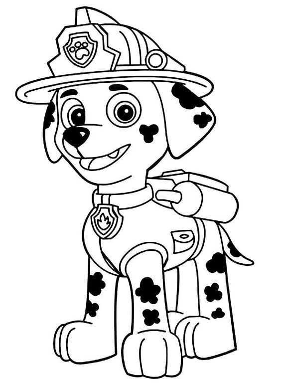 Marshall Paw Patrol Coloring Pages Az Coloring Pages Paw Patrol Coloring Paw Patrol C