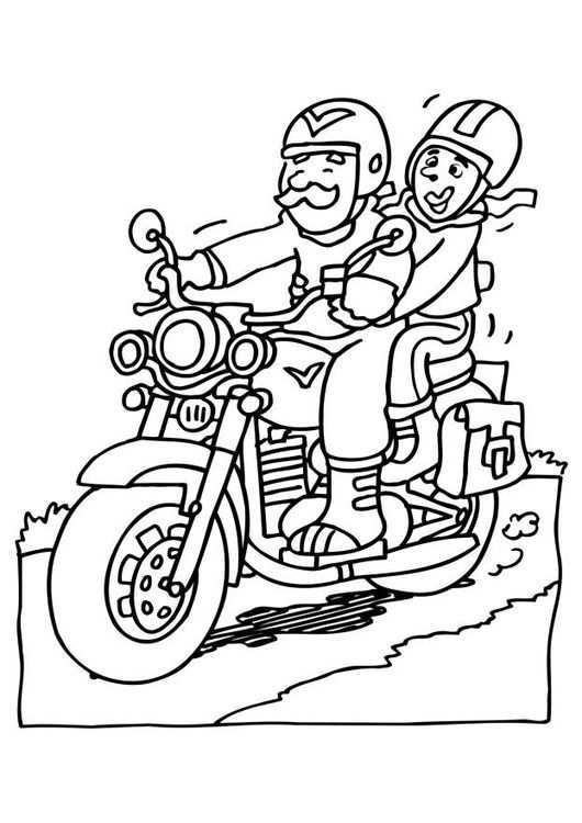 Kleurplaat Moto Afb 6526 Coloriage Moto Coloriage Image Personnage