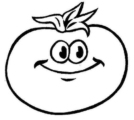 Tomato Coloring Pages Vegetable Coloring Pages Coloring Pages Shopkins Colouring Page