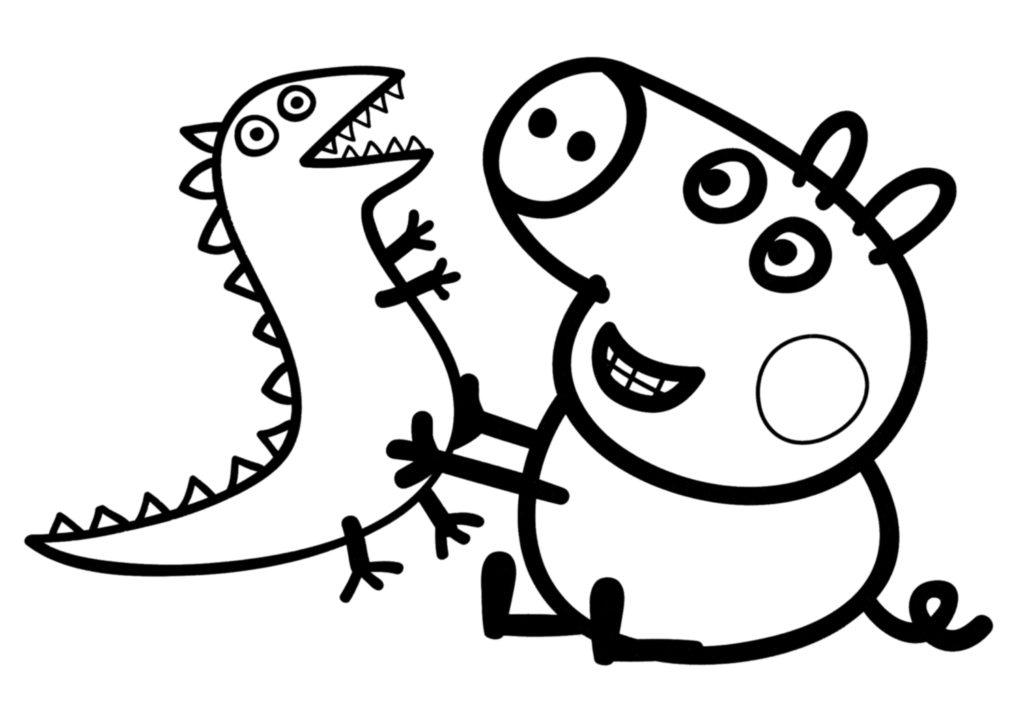 Coloring Rocks Peppa Pig Coloring Pages Dinosaur Coloring Pages Peppa Pig Colouring