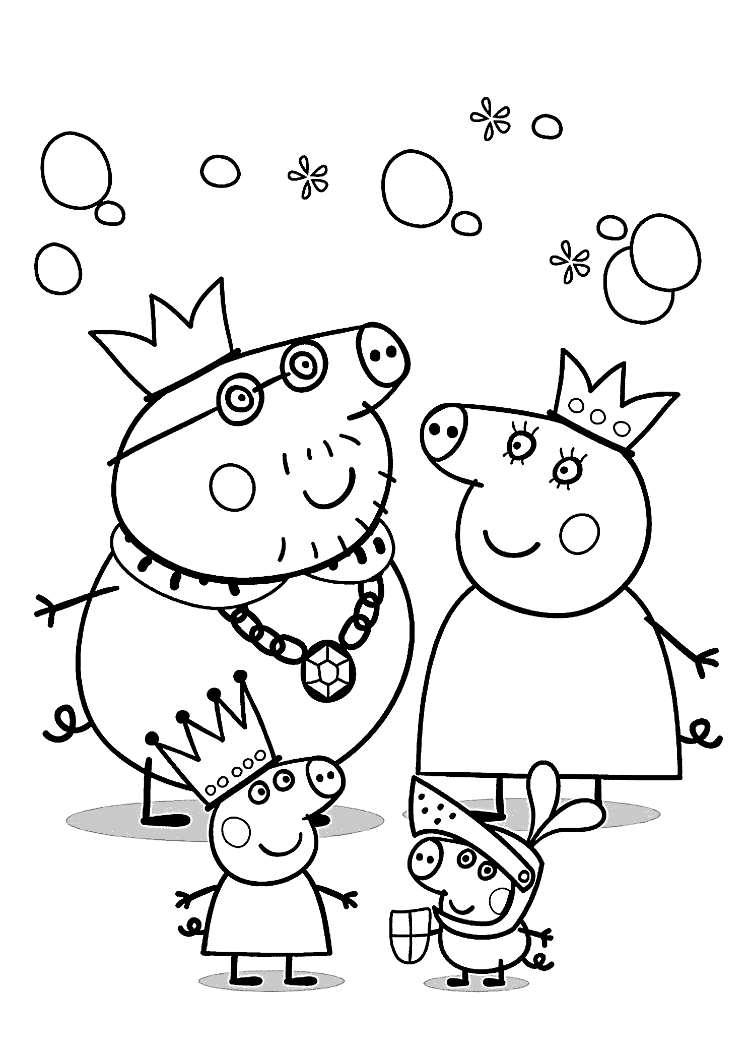 Peppa Pig Coloring Pages For Kids Printable Free Peppa Pig Coloring Pages Peppa Pig C