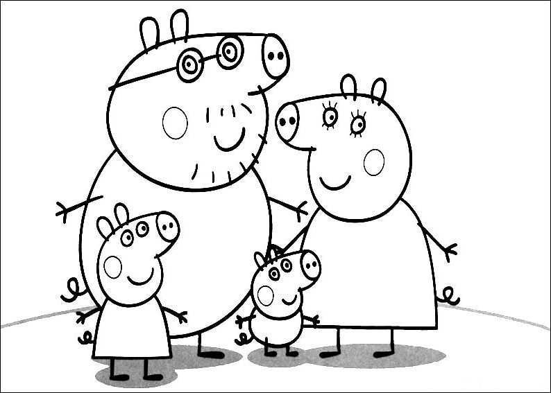 Peppa Pig Para Colorear Best Coloring Pages For Kids Peppa Pig Colouring Peppa Pig Co