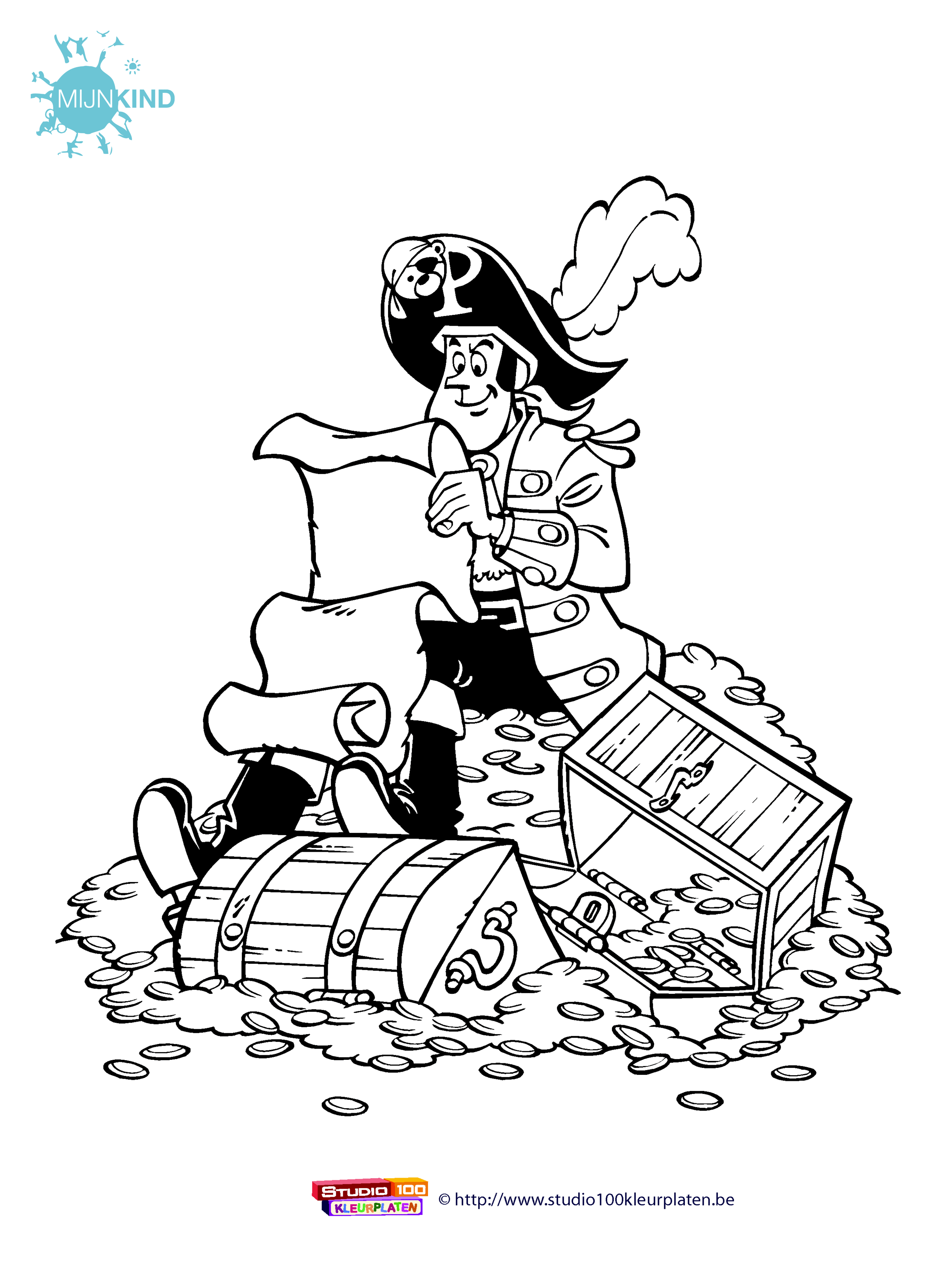 Piet Piraat Kleurplaten Piraten Disney
