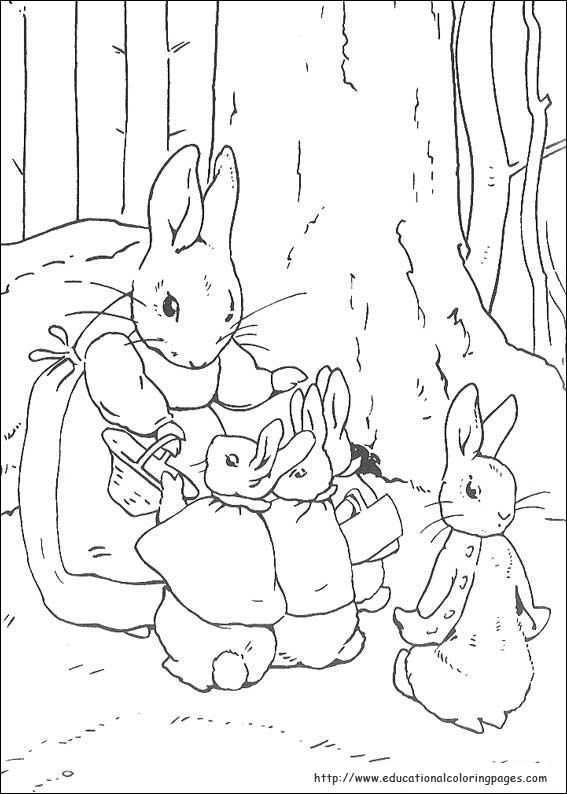 Colouring Page Coloriage Pierre Lapin Coloriage Animaux