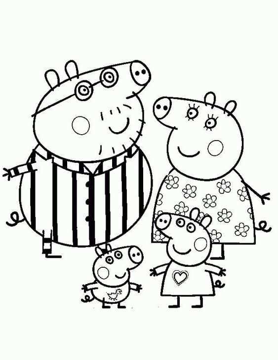 Nick Jr Coloring Peppa Pig Coloring Pages Peppa Pig Colouring Christmas Present Color