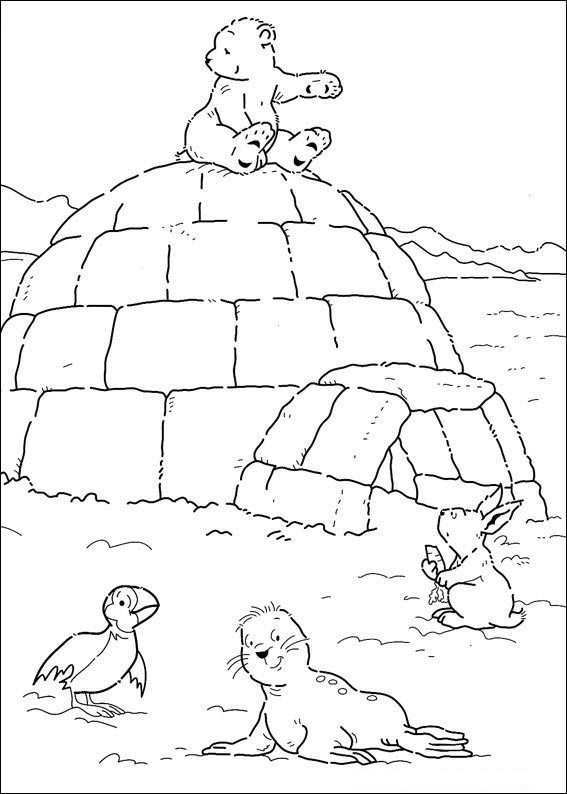 21 Coloring Pages Of Lars The Little Polar Bear Knutselen Noordpool Ijsbeer Dieren Kl