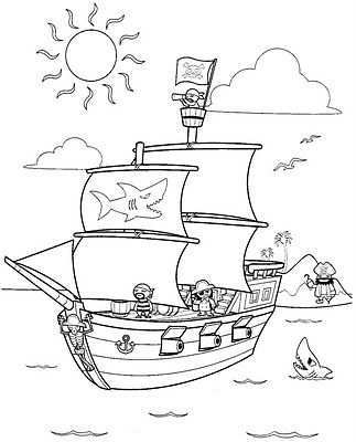 Pin By Heide Vandendriessche On P Preschool Activities Pirate Coloring Pages Coloring