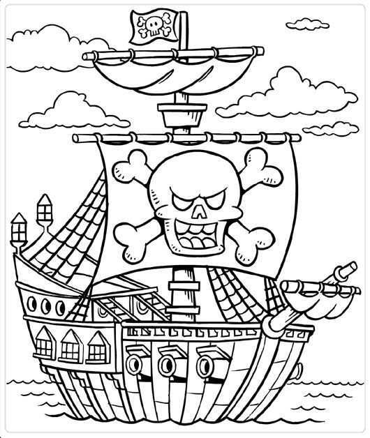 Piratenschip Kleurplaat Van Knutselidee Nl Piratenschip Piratenschip Knutselen Kleurb