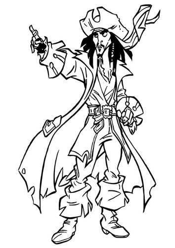 Coloring Page Pirates Of The Caribbean Img 20754 Coloring Pages Disney Coloring Pages