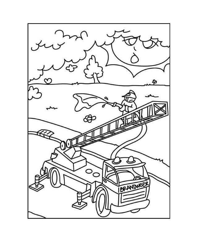 Coloriage Playmobil A Imprimer In 2020 Fire Safety For Kids Coloring Pages Firefighte