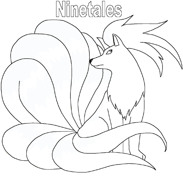 Ninetales Ninetales Ninetales Pokemon Esboco Pokemon Pokemon Desenho